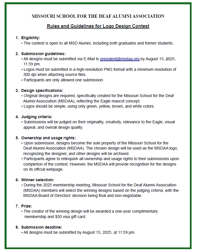 Picture of MSDAA Logo Design Instruction